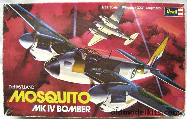 Revell 1/32 DeHavilland Mosquito Mk IV Bomber, H180 plastic model kit